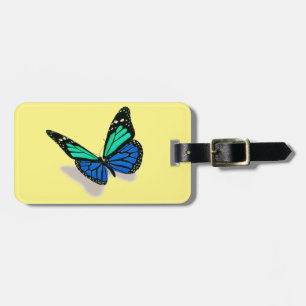 3D butterfly Luggage Tag