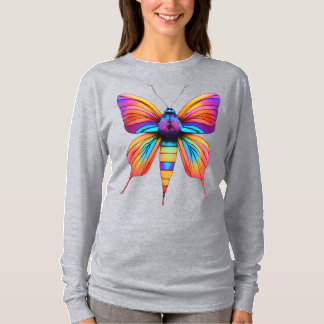 3D BUTTERFLY PRINT FULL SLEEVES T-SHIRT