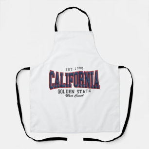 3D California  Apron