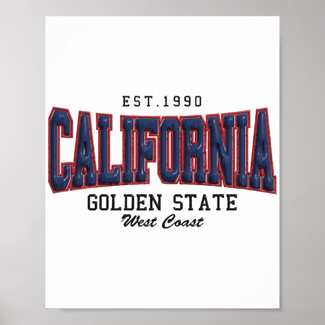 3D California  Poster (Front)