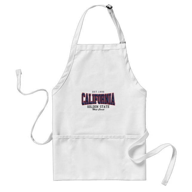 3D California  Standard Apron (Front)