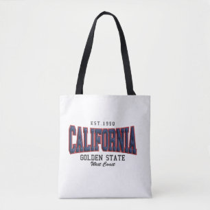 3D California  Tote Bag