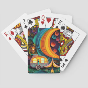3D Camping Playing Cards