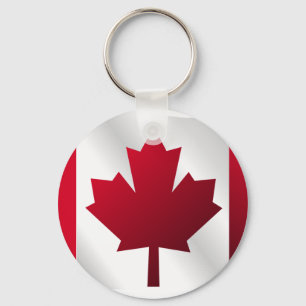 3D Canada Flag Key Ring