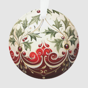 3d Christmas Flower Ornament