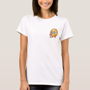 3D Cinema Popcorn Mascot T-Shirt