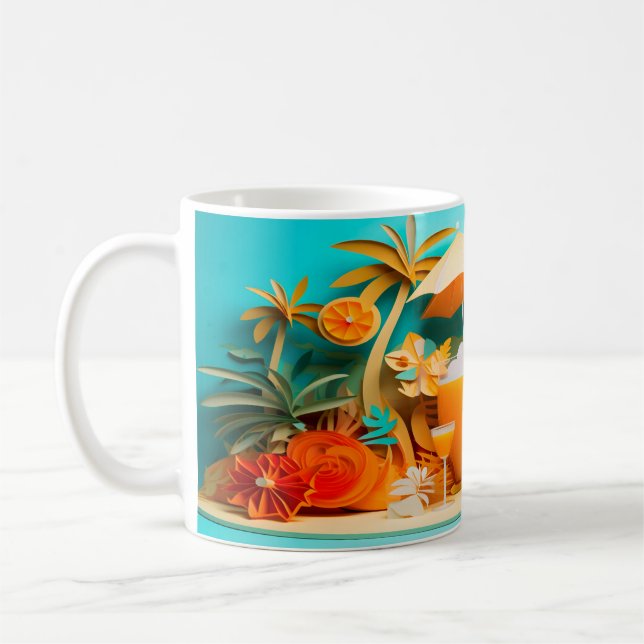 3D Cocktails design Coffee Mug (Left)
