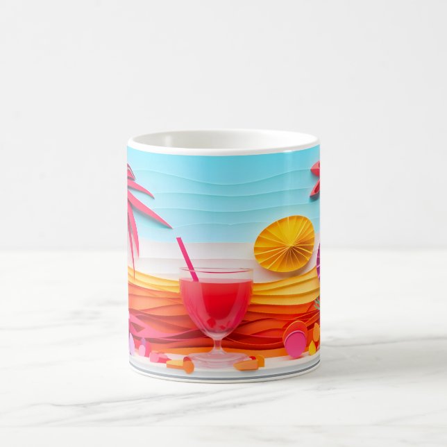 3D coctails Coffee Mug (Center)