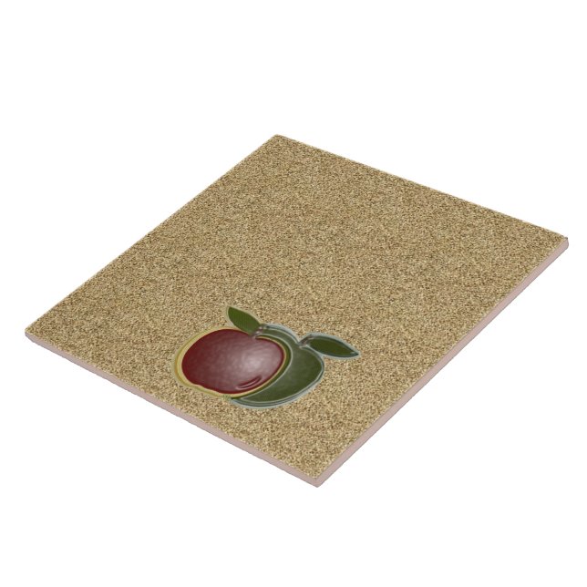 3D Country Apples Tile (Side)