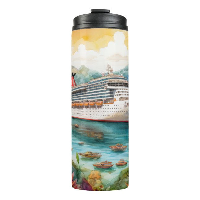 3d Cruise Art Thermal Tumbler (Front)