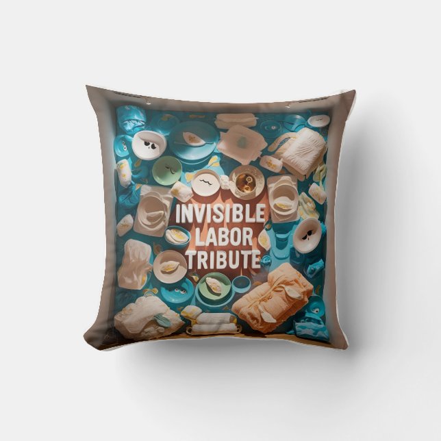 3D "Cry Win Love" Mum Pillow: Your Photo Gift Cushion (Front)