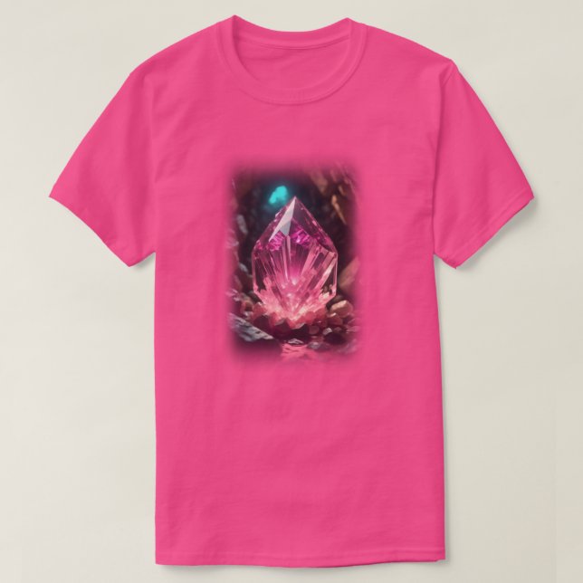 3d Crystal Glowing Deep Inside T-Shirt (Design Front)