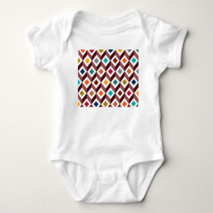 3D Cubes Baby Bodysuit