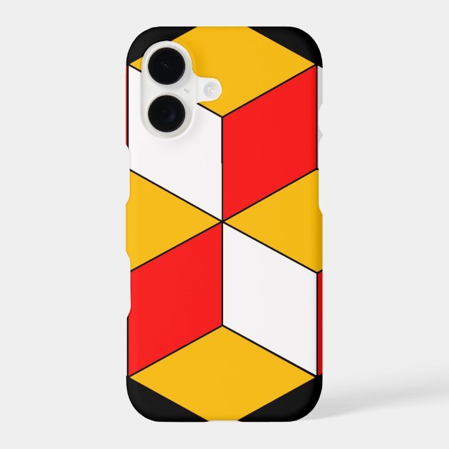3d cubes iPhone case (Back)