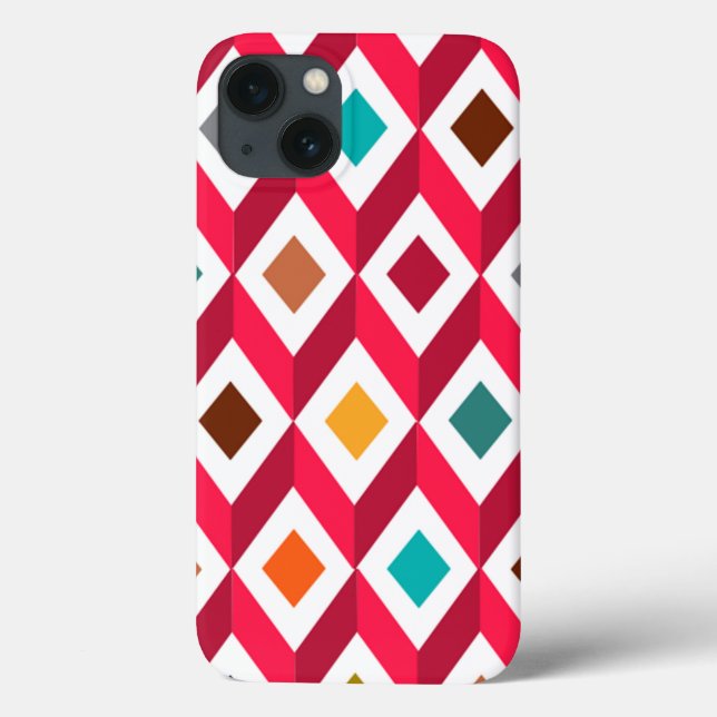 3D Cubes Pink  Case-Mate iPhone Case (Back)