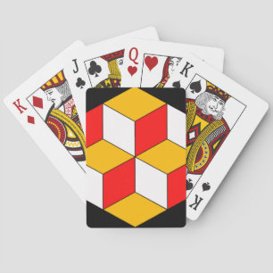 3d cubes playing cards