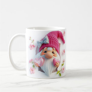 3d cute gnome mug wrap, 3d design mug wrap