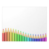 3D cute rainbow crayons