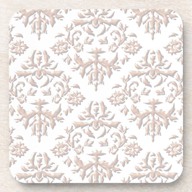3D Damasks Coaster (Front)