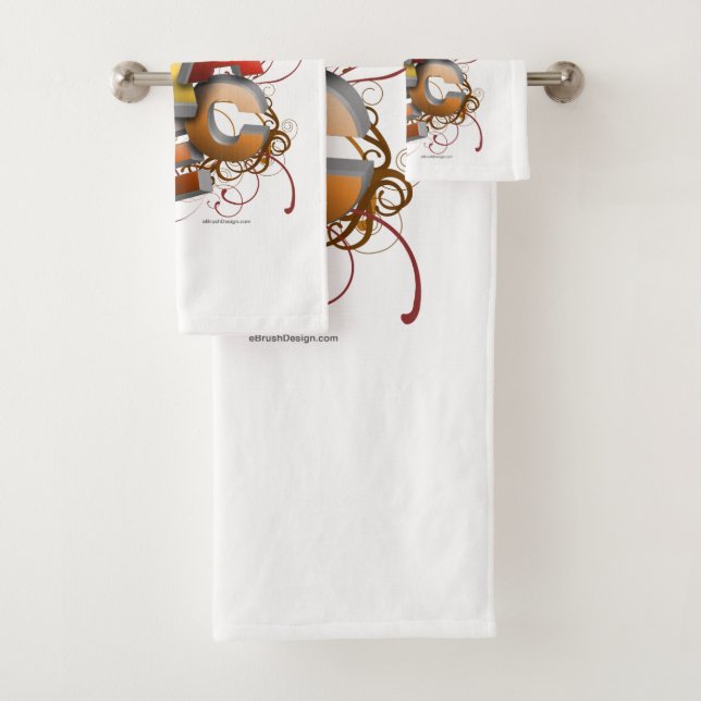 3D Dance (Fall) Bath Towel Set (Insitu)