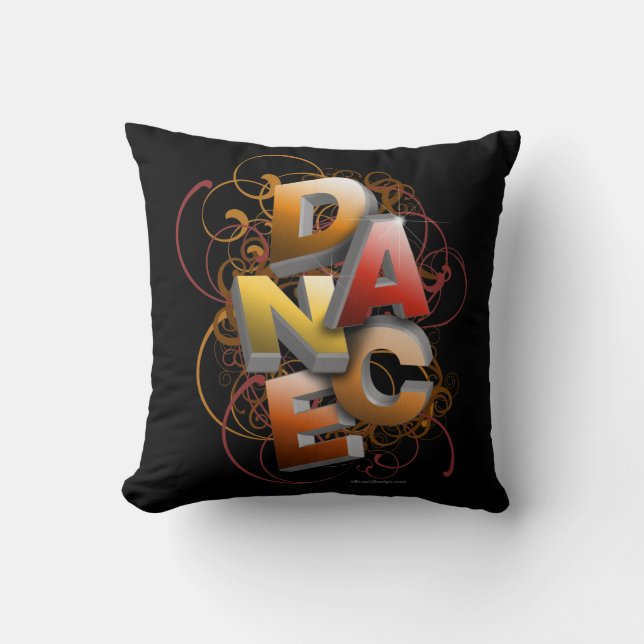 3D Dance (Fall) Cushion (Front)