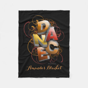 3D Dance (Fall Personalised) Fleece Blanket