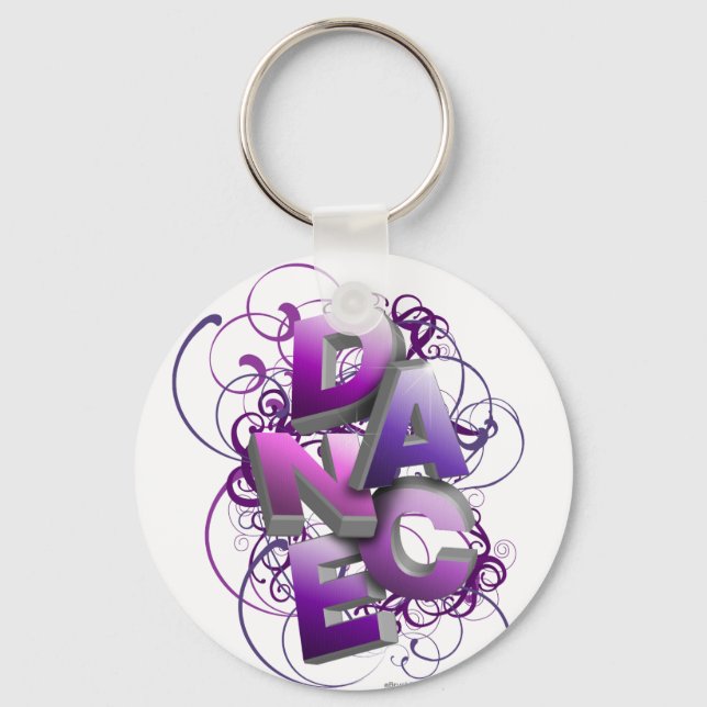 3D Dance (Summer) Key Ring (Front)
