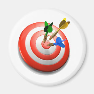 3D Darts BullsEYE Magnet