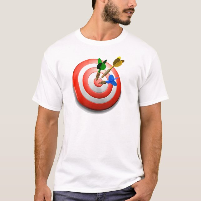 3D Darts BullsEYE TShirt (Front)