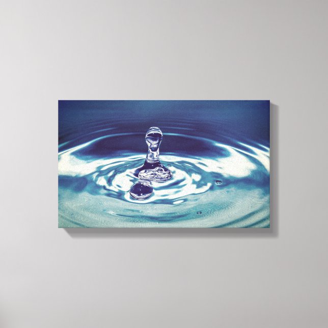 3D Decoration Water Drop Box Canvas Print (Front)