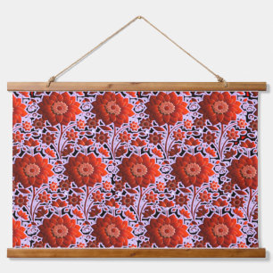 3D Digital Design Wood-Topped Wall Tapestries