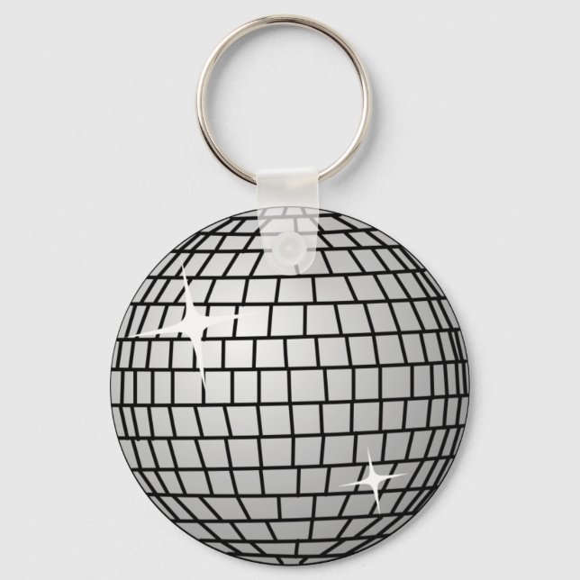 3d Disco Ball Keychain (Front)
