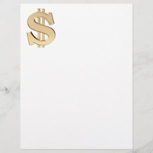 3D dollar sign