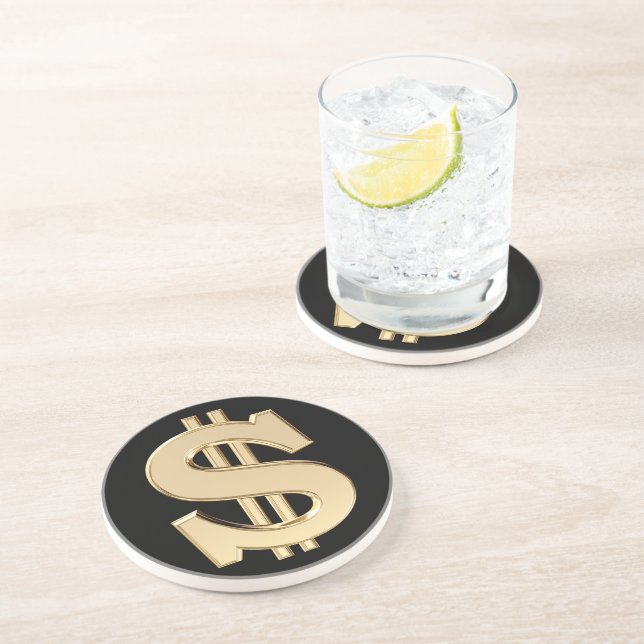3D dollar sign Coaster (Side)
