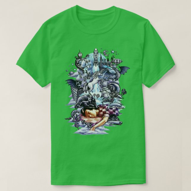 3D Dream No 3D Effect T-Shirt (Design Front)