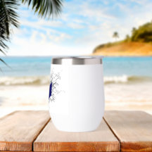 3D drunkard's walk wine tumbler