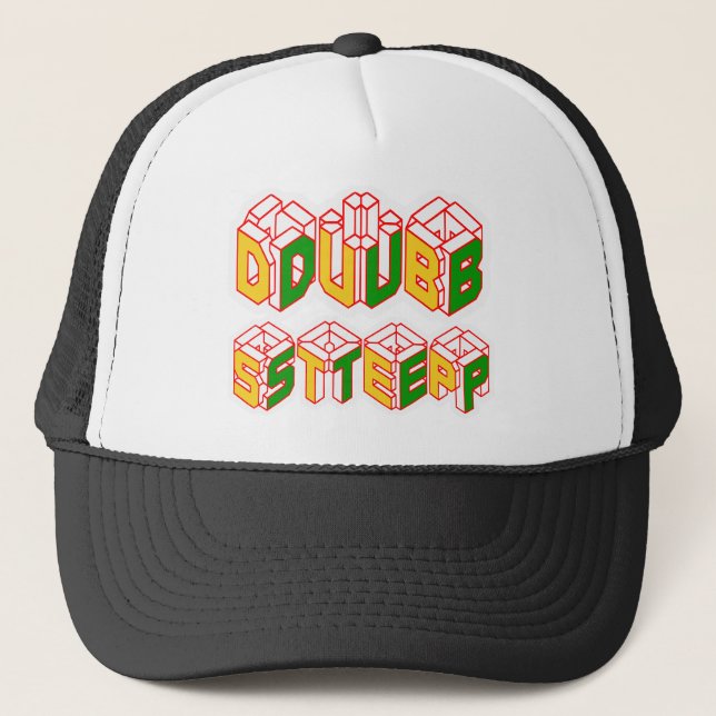 3D Dubstep shirt Trucker Hat (Front)