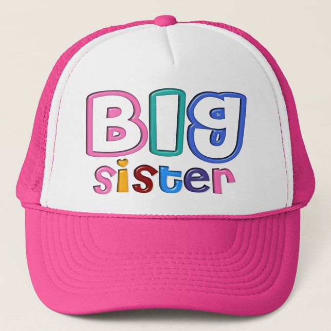 3D Effect Big Sister Hat (Front)