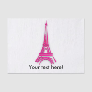 3d Eiffel tower, France clipart Tissue Paper