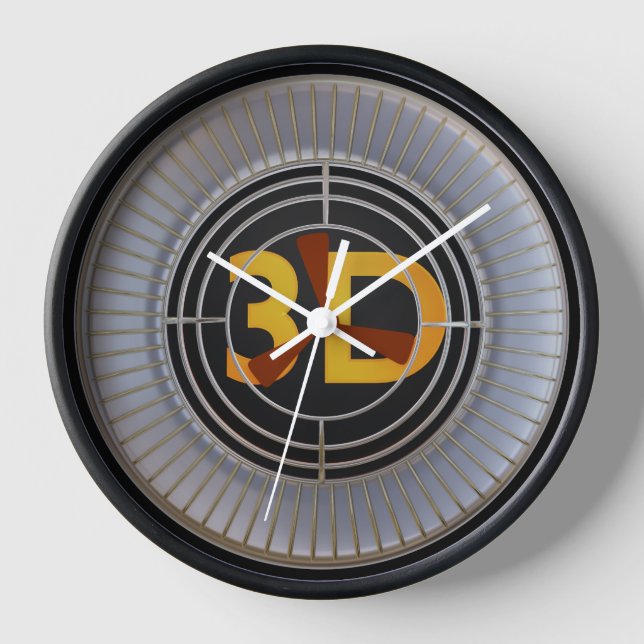 3D Engine. Clock (Front)