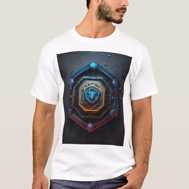3D Estilo Azteca T-Shirts –Bold, Artistic & Unique (Front)