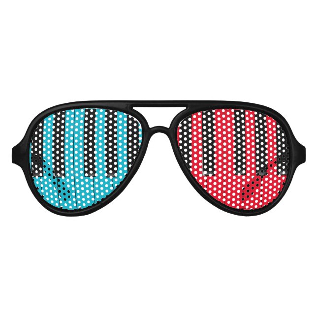 3D ExShallow Man (+ Free 1st Conversation Subject) Aviator Sunglasses (Front)