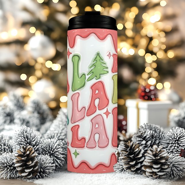3D Fa La La Christmas Thermal Tumbler (Creator Uploaded)