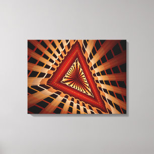 3D Fantasy Network Modern Fractal Graphic Design Canvas Print