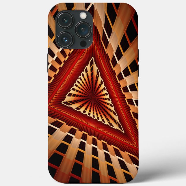 3D Fantasy Network Modern Fractal Graphic Design Case-Mate iPhone Case (Back)