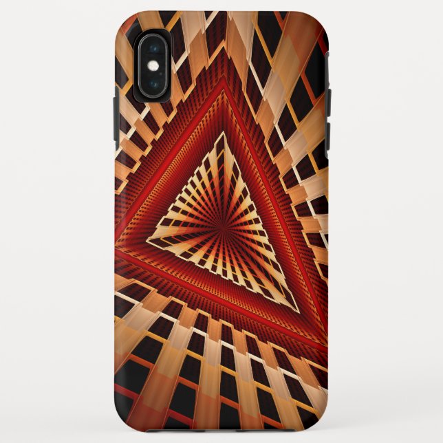 3D Fantasy Network Modern Fractal Graphic Design Case-Mate iPhone Case (Back)