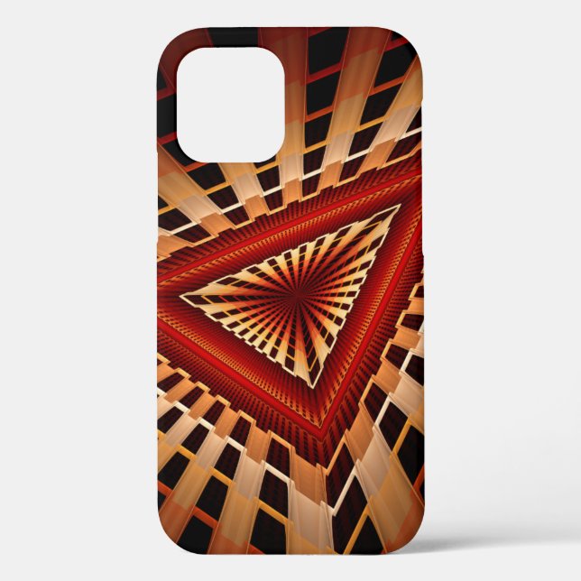 3D Fantasy Network Modern Fractal Graphic Design Case-Mate iPhone Case (Back)