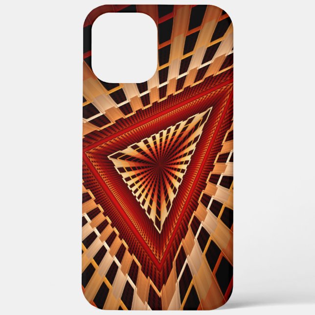 3D Fantasy Network Modern Fractal Graphic Design Case-Mate iPhone Case (Back)