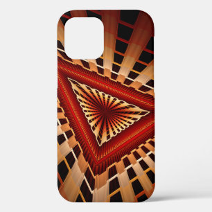 3D Fantasy Network Modern Fractal Graphic Design iPhone 12 Pro Case