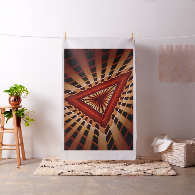 3D Fantasy Network Modern Fractal Graphic Design Fabric (In Situ)